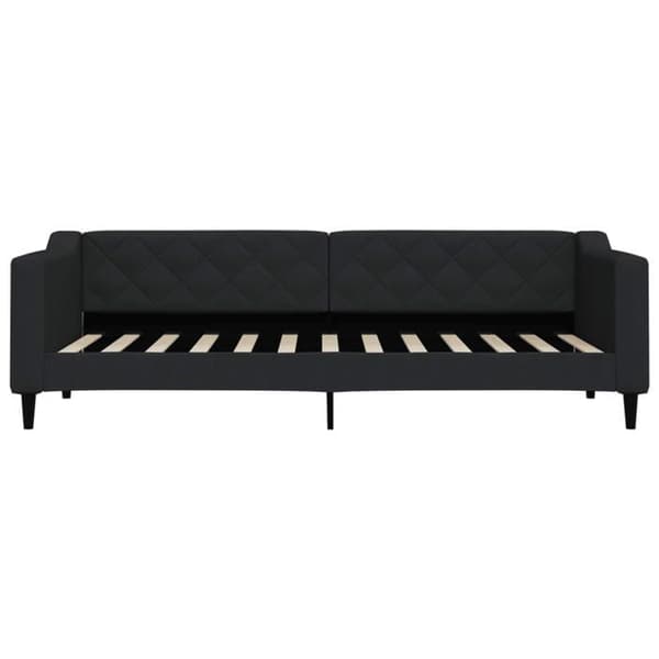 Seng i dag - EKSKLUSIV HUS - 80x200 cm - Sovesofa - Med skuffer - Sort svart