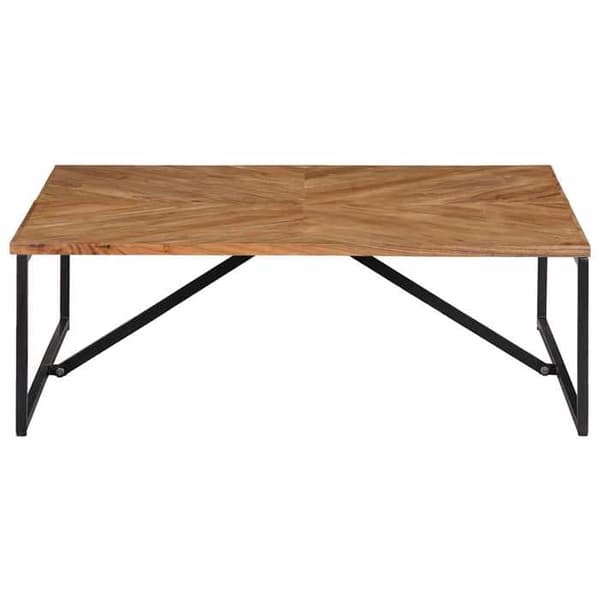 Maison Exclusive - Sofabord 110x110x36 cm Solid akacietræ kastanj