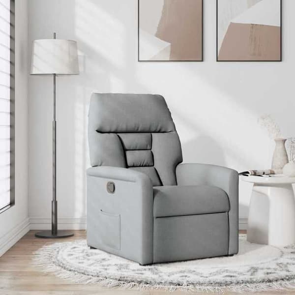 Maison Exclusive - Vaalea harmaa nojatuoli