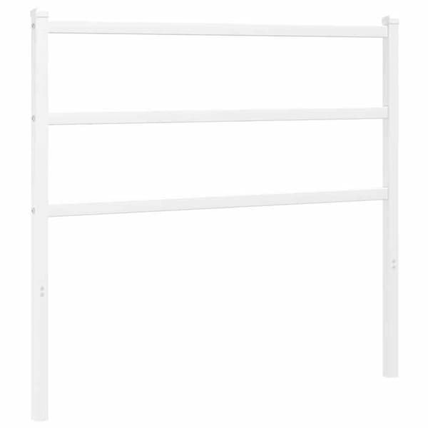 Maison Exclusive - Erstatnings hovedgærde metal hvid 100 cm