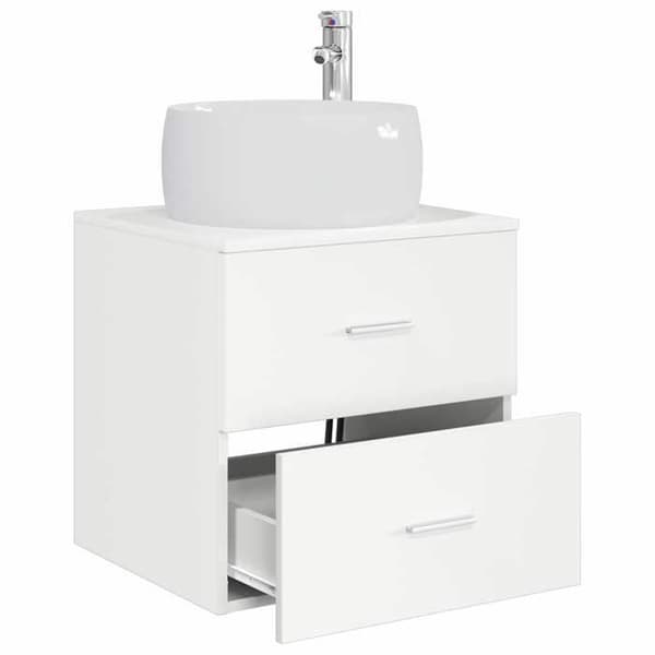 Exklusiv möbel - Väggmonterad handfat vanity Vit 49,5 x 44,5 x 66 cm