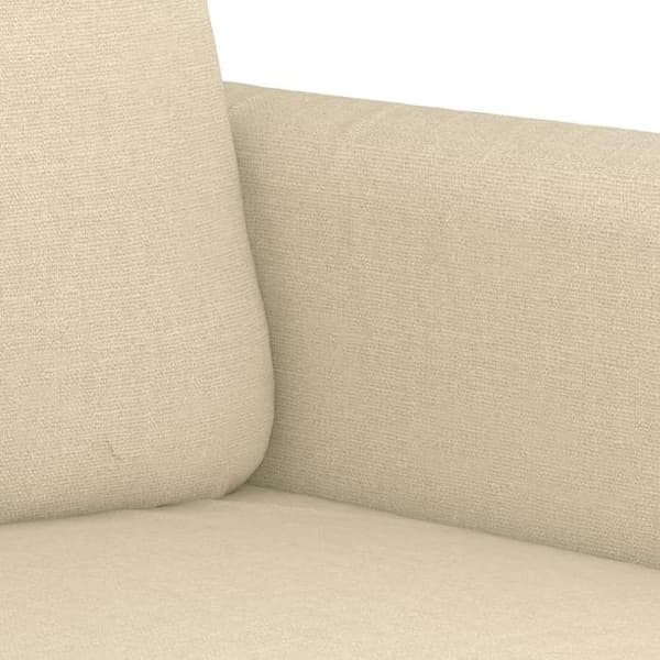 Maison Exclusive - Sæt af 3 sofaer med cremefarvede puder i stof