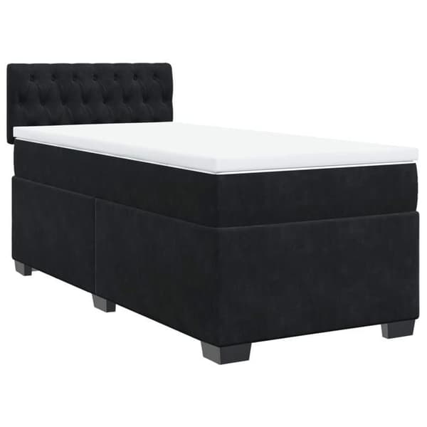 Maison Exclusive - Lakanat ja patja Musta 80x200 cm Sametti