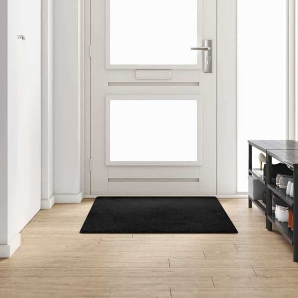 Maison Exclusive - Musta käytävämatto 100 x 150 cm