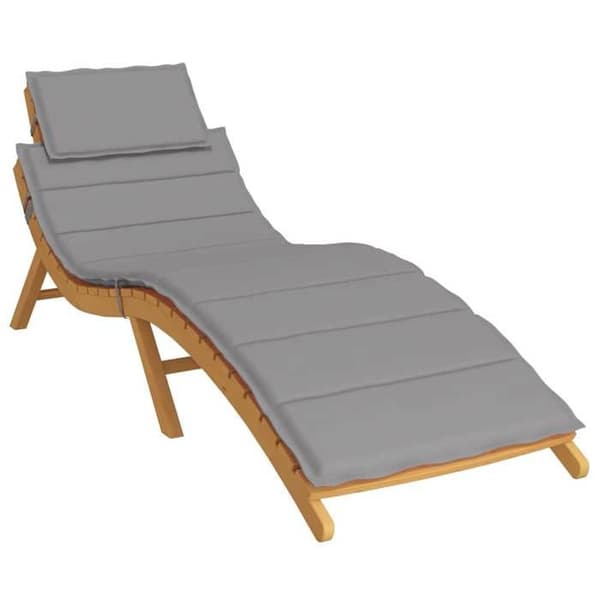 Maison Exclusive - Grå liggsoffekudde 186x58x4 cm oxfordtyg Grå