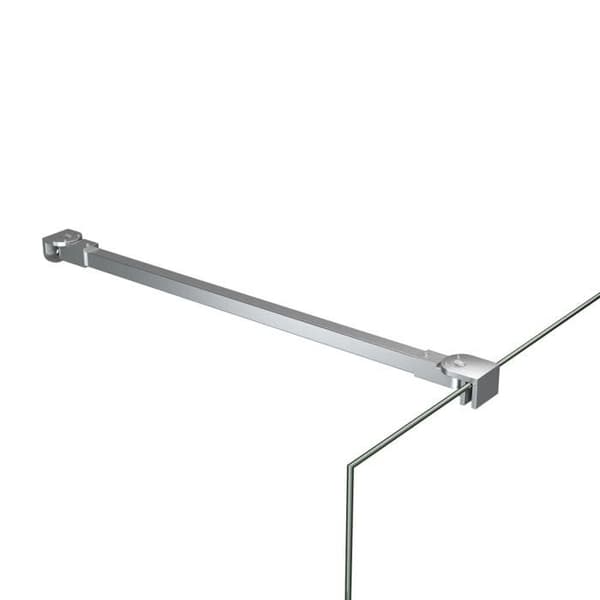 Støttearm - Eksklusiv Hus - Rustfrit stål - 47,5 cm - Til glas 4–6 mm Silver