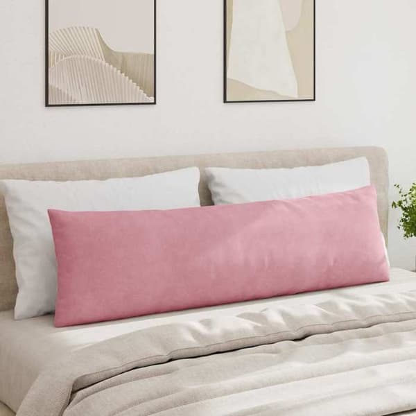 Maison Exclusive - Soffkuddar 2 st Rosa 145 x 40 cm Ros