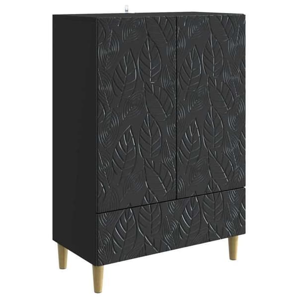 Maison Exclusive - Buffet Sort 66 x 34,5 x 95 cm Ingeniørtræ