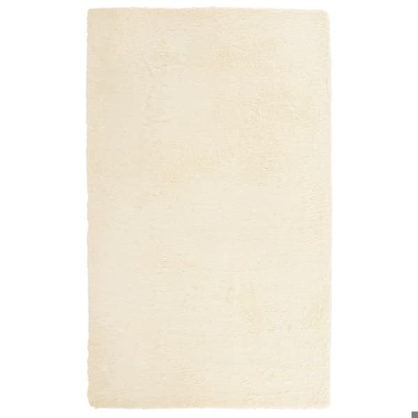 Shaggy Matta - MAISON EXCLUSIVE - NAVARRA - 80x150 cm - Polyester - Halkskydd grädde