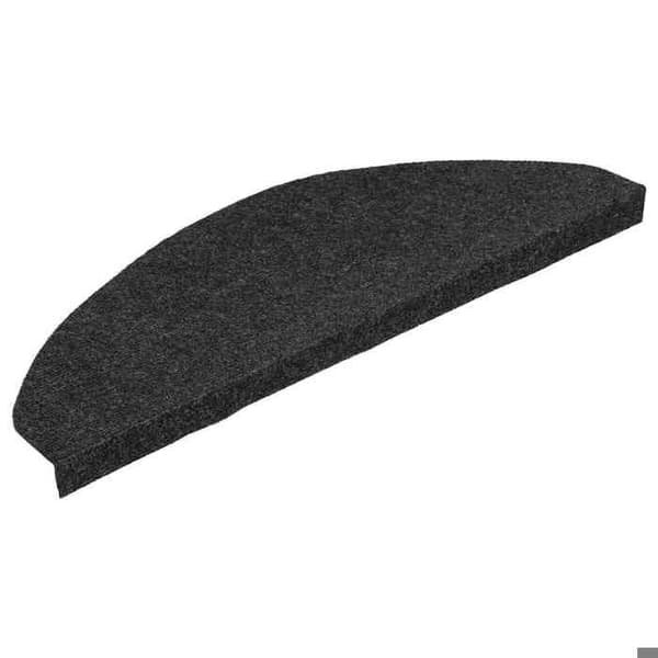 Maison Exclusive - Selvklebende trappetæpper 20 stk sort 65x22,5x3,5 cm