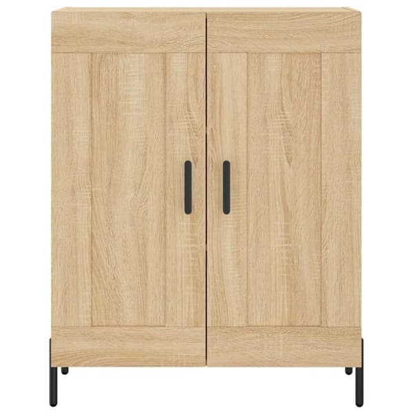 Maison Exclusive - Buffé ek sonoma 69,5x34x90 cm ingenjörsträ