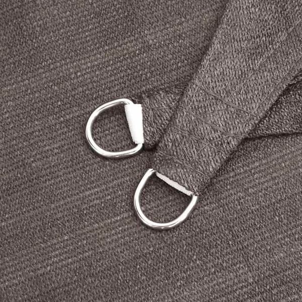 Maison Exclusive - Skuggsegling 160 g/m² Antracit 3x3 m PEHD