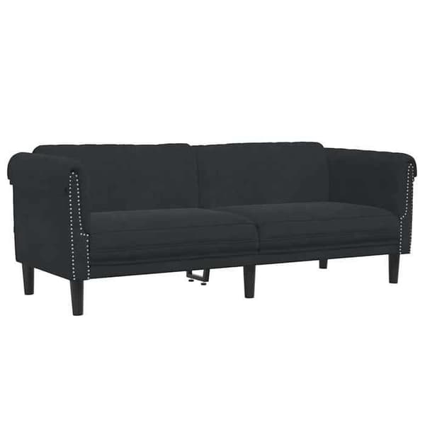 Maison Exclusive - 3 kpl:n musta samettisohvasetti