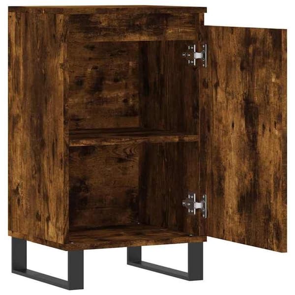 Maison Exclusive - Buffé i rökig ek 40x35x70 cm ingenjörsträ