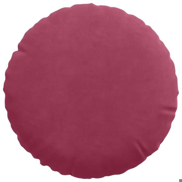 Maison Exclusive - Sittkuddar 2 st Sammet Bordeaux Ø30 x 13 cm Bordeaux