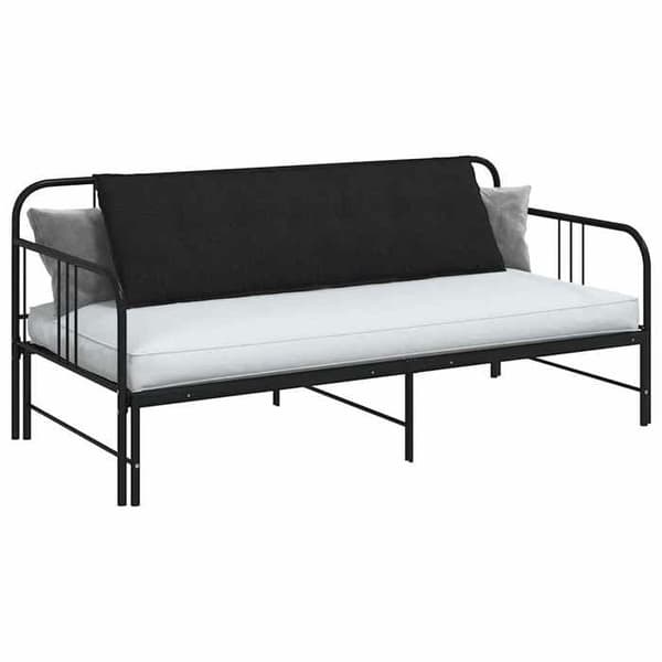 Maison Exclusive - Sort rygpude 160 x 19 x 50 cm stof
