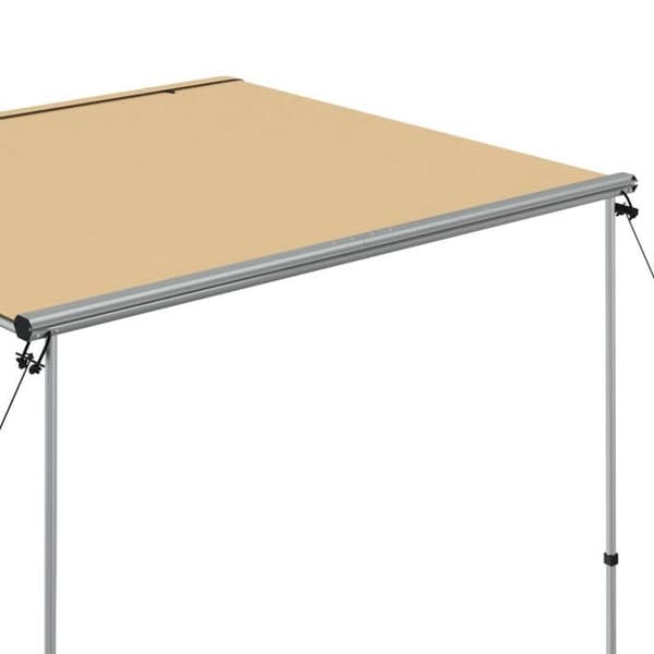 Maison Exclusive - Campingbil och husvagnsmarkis 2,4x2x2,15 m Beige
