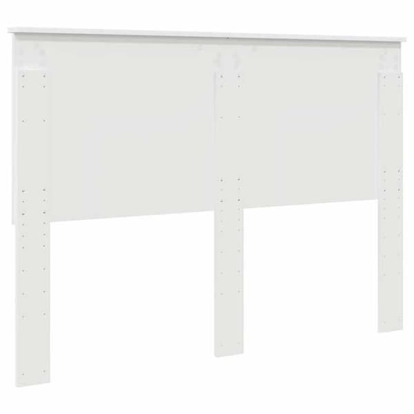 Maison Exclusive - Vit sänggavel 100 cm Ingenjörsträ