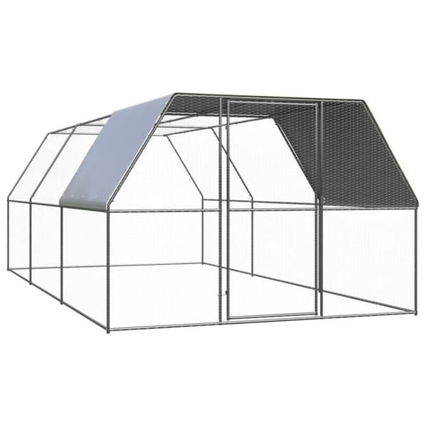 Maison Exclusive - Ulkokanala 3x6x2 m Galvanoitu teräs