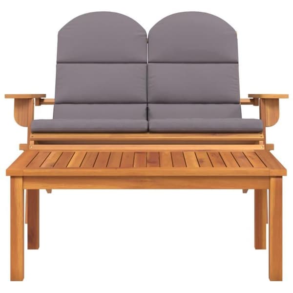 Maison Exclusive - Adirondack-puutarhakalustesarja 2 kpl kestävä akasiapuu