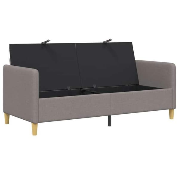 Maison Exclusive - Sofa med opbevaring Taupe 172 x 78 x 87 cm Polyester