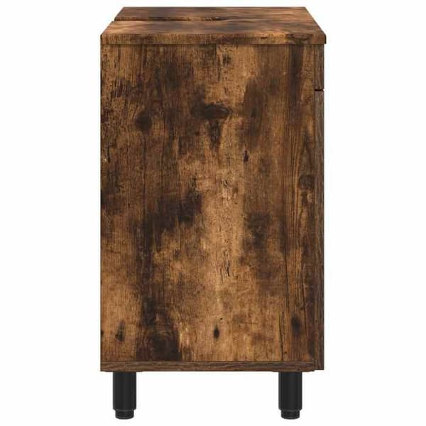 Maison Exclusive - Badeværelsesvaskeskab Røget eg 60 x 35 x 60 cm