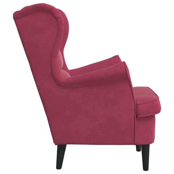 Maison Exclusive - Bordeaux punainen samettituoli
