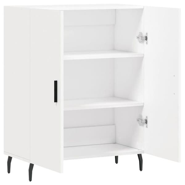 Maison Exclusive - Vit buffé 69,5x34x90 cm ingenjörsträ