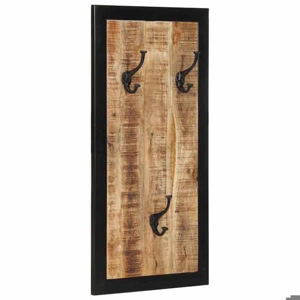 Maison Exclusive - Tøjstativ 40x2x80 cm massiv mangotræ rå