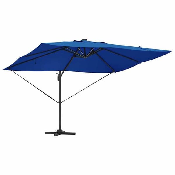Maison Exclusive - Parasol 352 x 251 x 265 cm Polyester ja Alumiini Azur