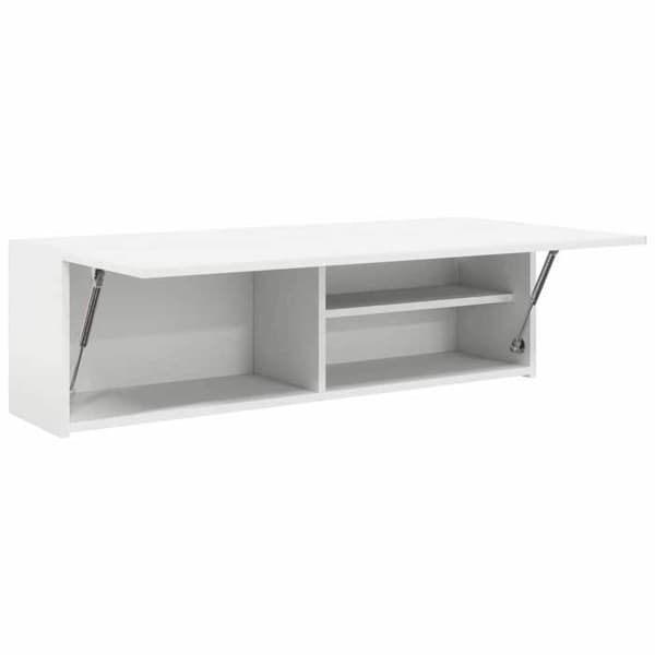 Maison Exclusive - Vit väggmonterad badrumsskåp 100x25x30 cm ingenjörsträ Vit