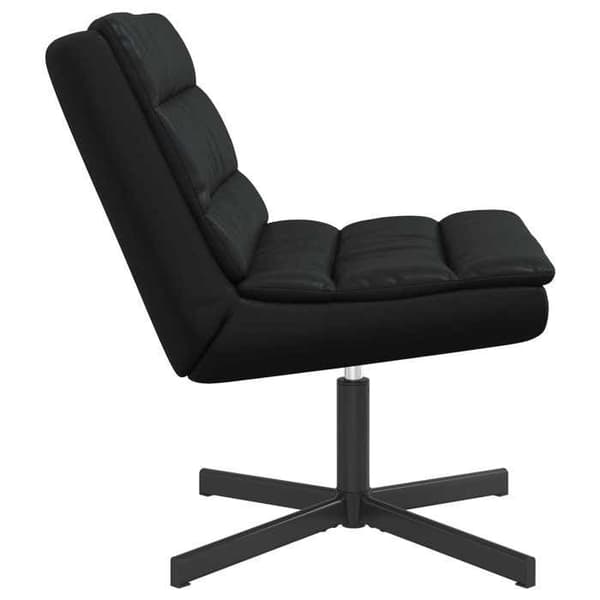 Maison Exclusive - Drejestol Sort 63 x 75 x 76 cm PU glans Svart