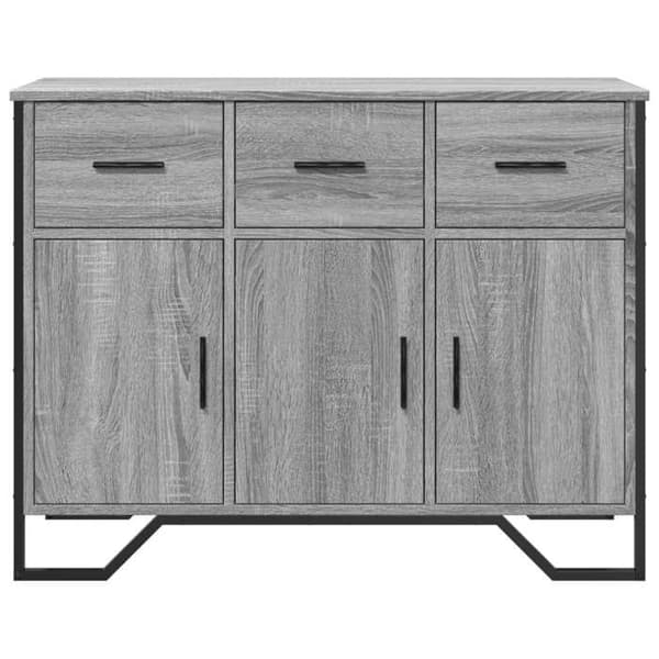 Maison Exclusive - Buffé Sonoma grå 97x32,5x74,5 cm ingenjörsträ