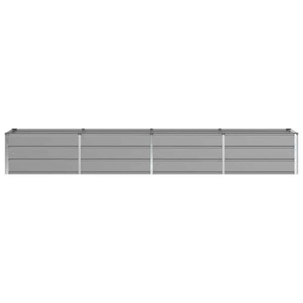Maison Exclusive - Lys grå plantekasse 320 x 80 x 45 cm Stål Ljusgrått