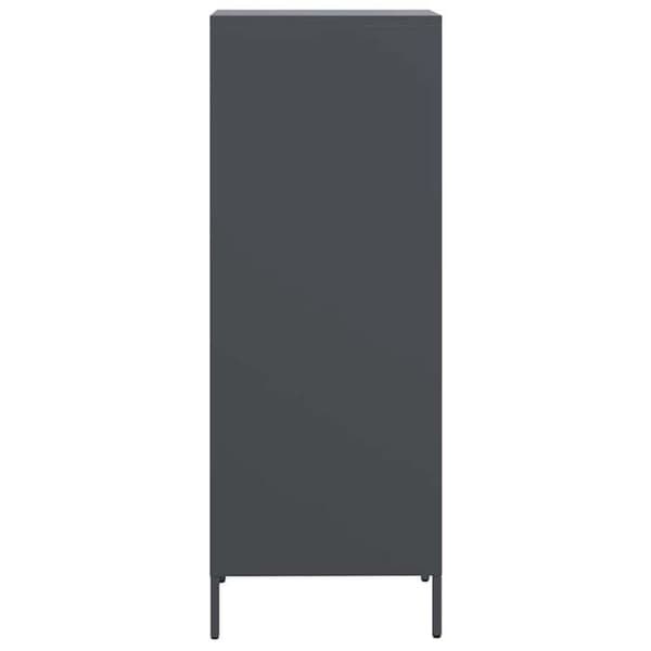 Maison Exclusive - Buffé hög antracit 35x39x103,5 cm stål