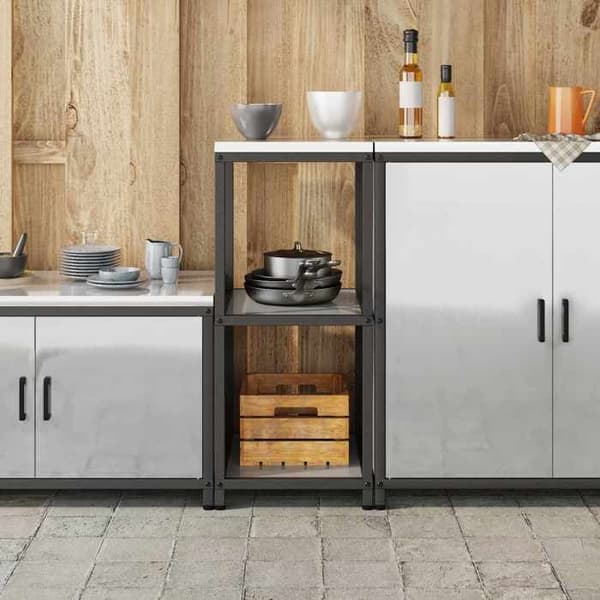 Köksställ - EXKLUSIVT HEM - HATTEM - Silver - 40x50x92 cm - Stål