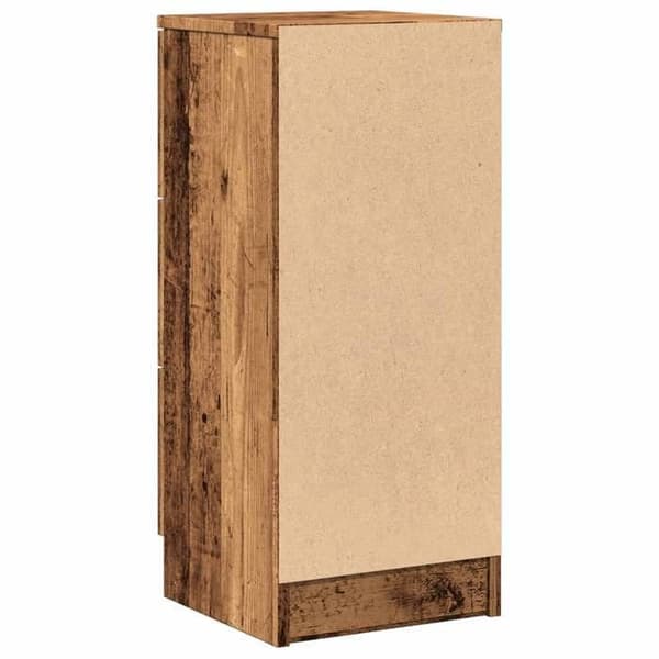 Maison Exclusive - Buffeter 2 stk gammelt træ 30x30x70 cm ingeniørtræ