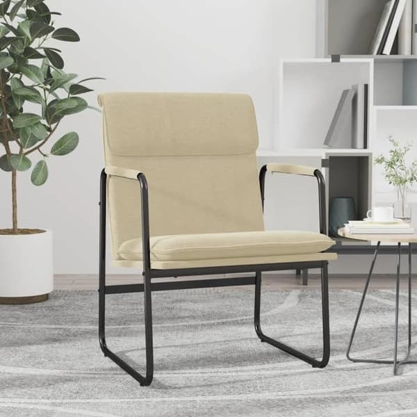 Maison Exclusive - Chaiselong Crème 55x64x80 cm Stof