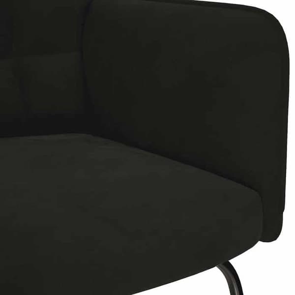 Maison Exclusive - Musta Samettinen Keinutuoli