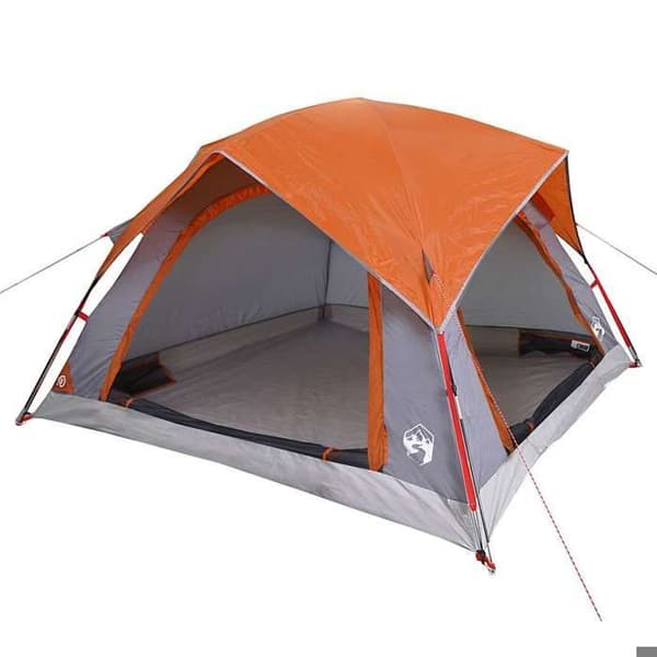 Maison Exclusive - 4 hengen harmaa-oranssi vesitiivis teltta