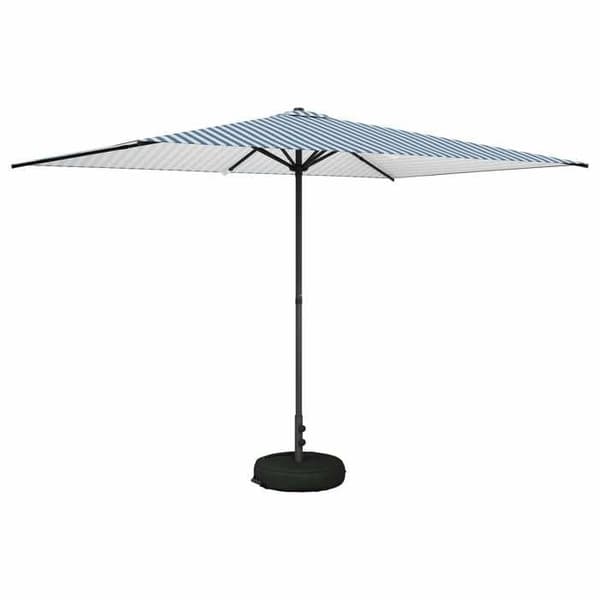 Maison Exclusive - Trädgårdsparasol med bas 200 x 300 cm Polyester