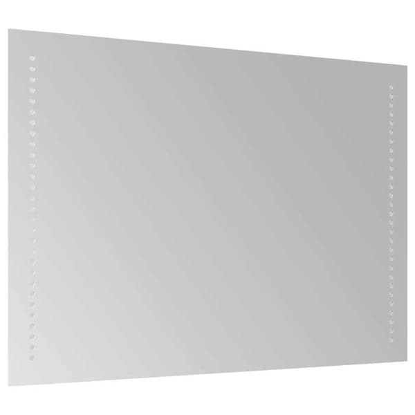 Maison Exclusive - Transparent LED-badrumsspegel 70 x 50 cm härdat glas