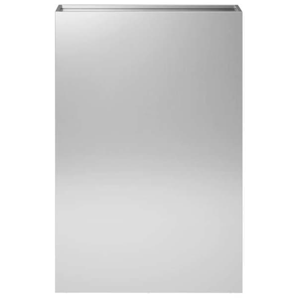 Maison Exclusive - Trädgårdskrukor 2 st Silver 40 x 20 x 75 cm