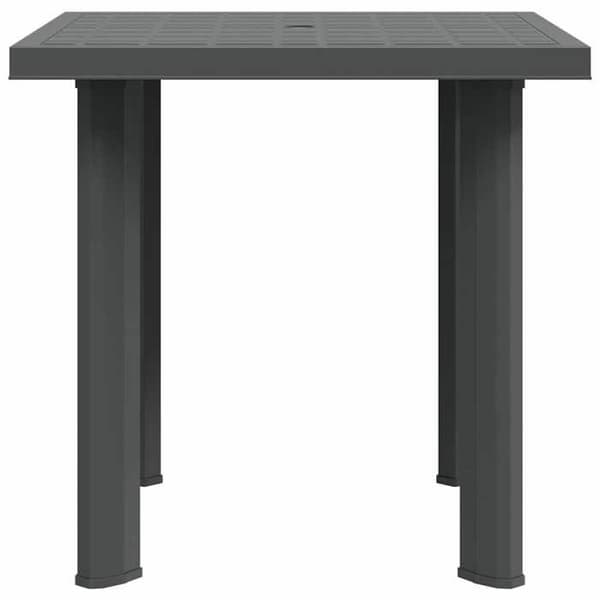 Maison Exclusive - Trädgårdsbord Anthracite 80x75x72 cm Plast antracit