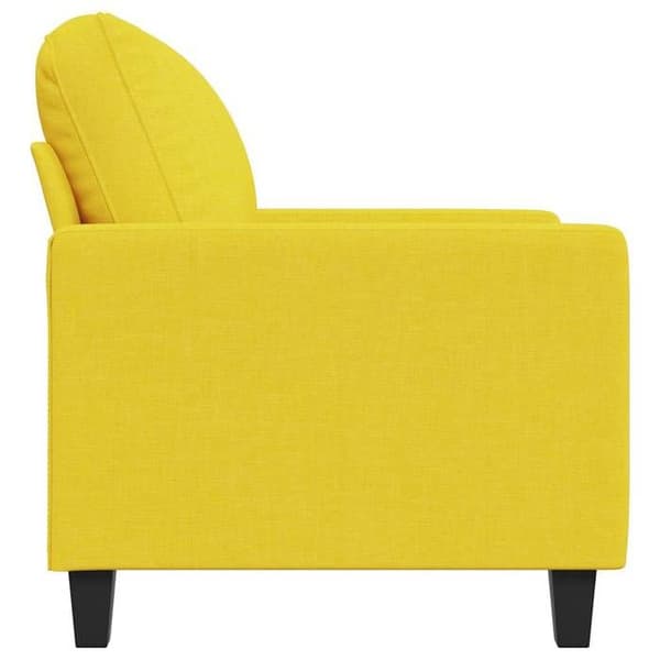 Maison Exclusive - Vaaleankeltainen nojatuoli 60 cm Kangas