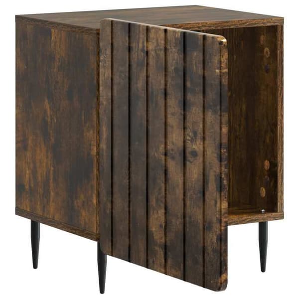Maison Exclusive - Natbord Røget eg 43 x 34,5 x 52 cm