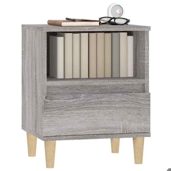 Maison Exclusive - Natborde 2 stk Sonoma grå 40x35x50 cm