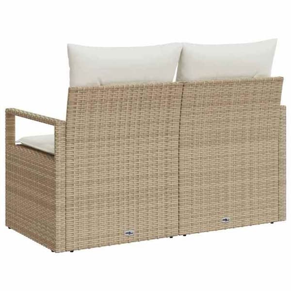 Trädgårdsoffan - EXKLUSIV HEM - 120 x 62 x 69 cm - Polyrotin - Modulär - Beige