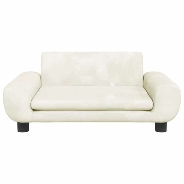 Maison Exclusive - Hundeseng creme 70x45x33 cm velour Grädde