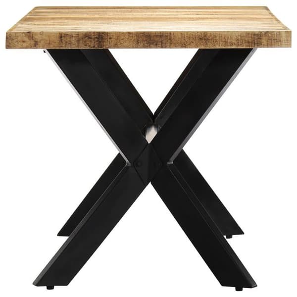 Maison Exclusive - Ruokapöytä 160x80x75 cm Karkea mangopuu